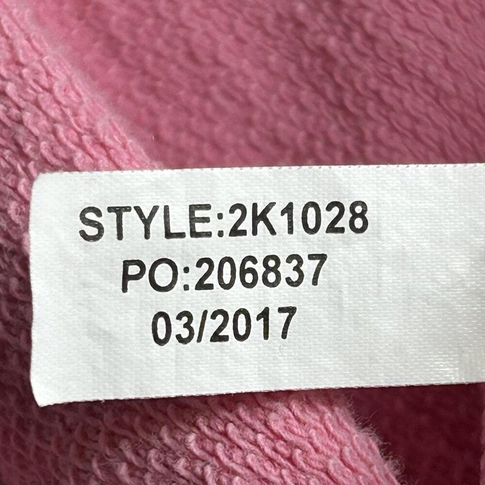 Vineyard Vines Sweatshirt Womens M Pink 1/4 Zip Kangaroo Pocket Logo Pullover - Picture 10 of 15
